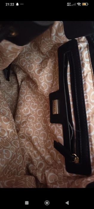 Geantă rucsac Guess, negru, stil casual-elegant