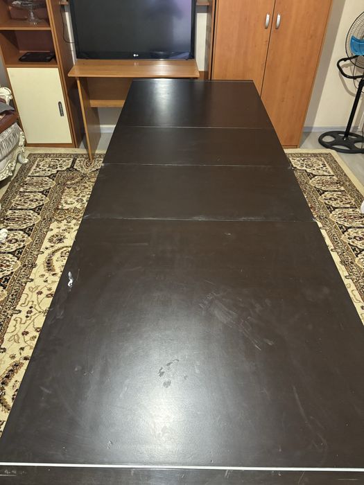 Стол из лдсп+красное дерево