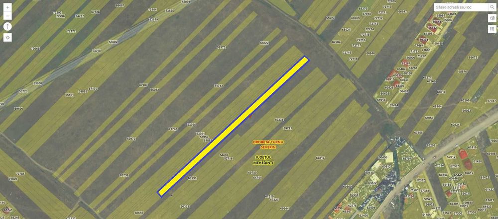 Dezmembrez teren - minim 500 mp - front 10 m - centura DT Severin