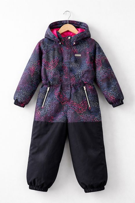 Слитный комбинезон зимний на девочку