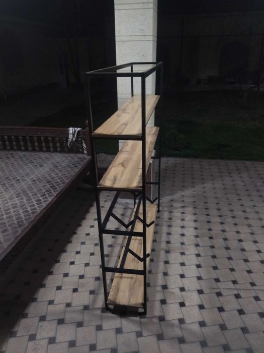 ЛОФТ стеллаж полкалар цех озидан