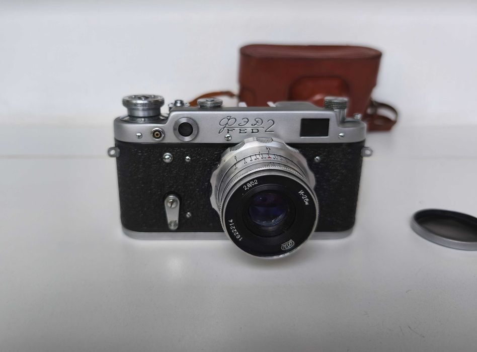 Aparat foto, vechi, pe film, FED2
