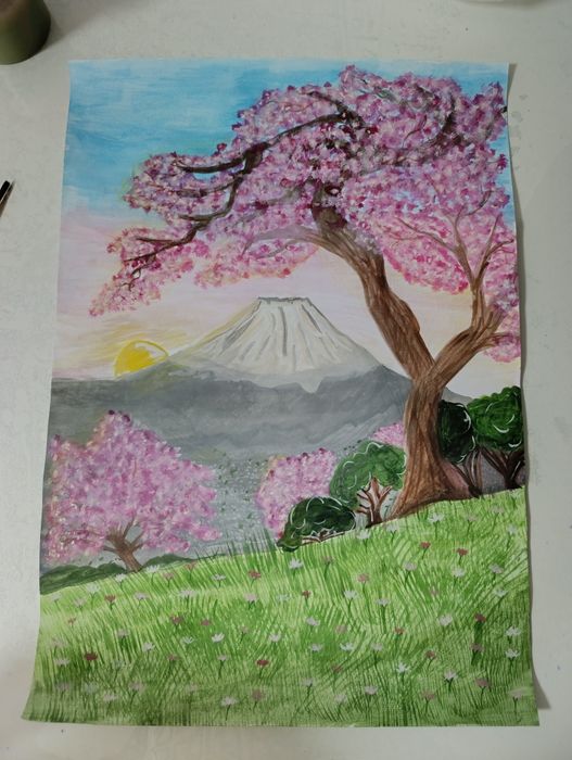 Картина акварелью