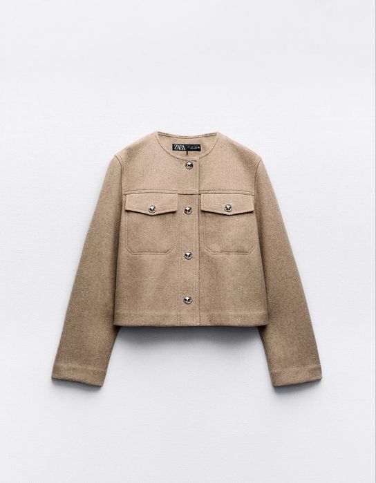 Късо преходно палто Zara (пролетно)