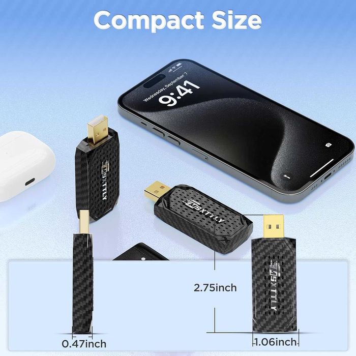 Мултимедия адаптер 3-в-1 Wireless CarPlay Android Auto Netflix YouTube