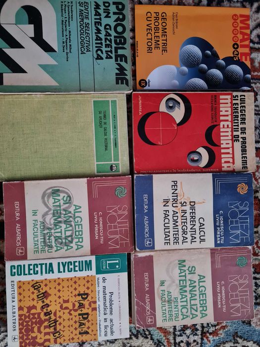 Culegeri de probleme de matematica si fizica