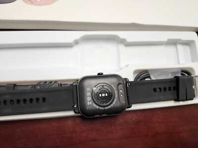 Ceas SmartWatch Apelare Bluetooth Notificari Negru Android IOS Sigilat nou