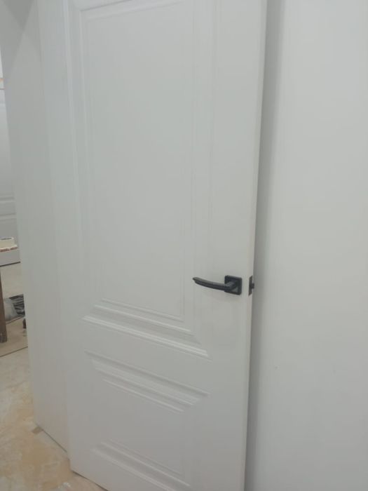 Есік орнату. Установка дверей