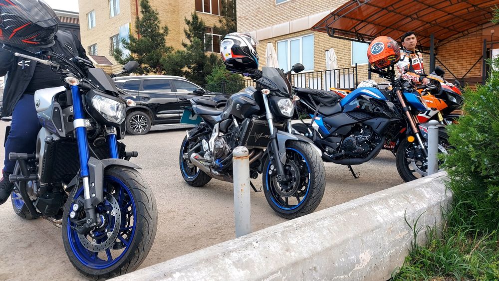 Ymaha mt07 2015 пробек 20000