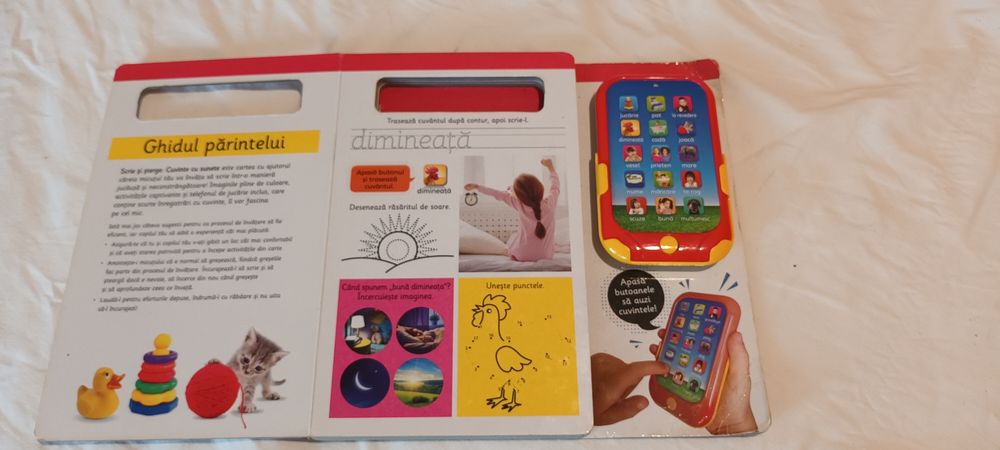 Joc primele cuvinte carte cu sunete si telefon