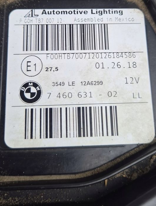 Ляв фар BMW X3 X4 F25 F26 Full Led/ БМВ Х3 Х4 Ф25 Ф26 Фул Лед