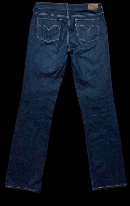 Blugi Dama Levi's Slight Curve Straight Leg Albastru Inchis Marimea W30 L34