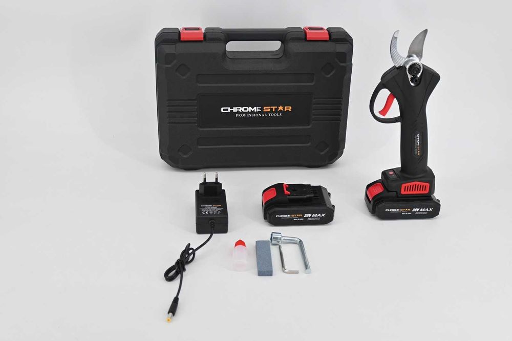Акумулаторна Безчеткова Ножица ChromeStar Germany 2х/36V 8Ah/ + 2 ножа