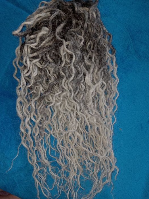 Афрокудри черно с перельным