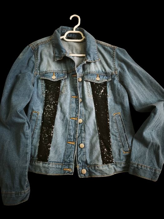 Geaca blugi personalizata , unicat