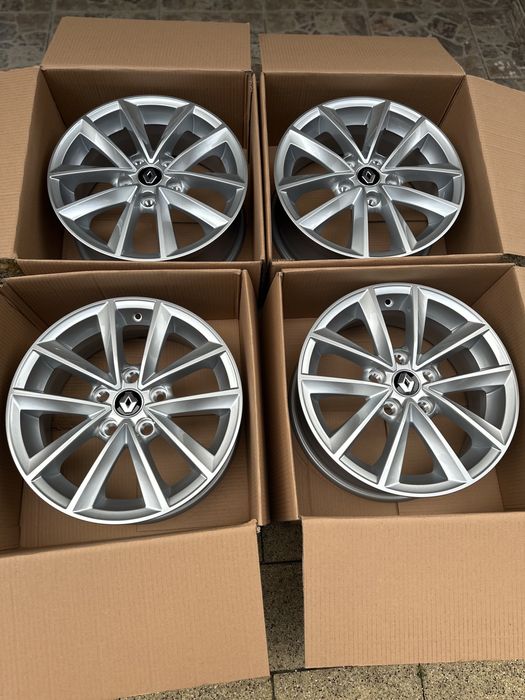 Set 4 jante aliaj 16" Originale Renault Megane 4 5X114,3 6,5J ET41