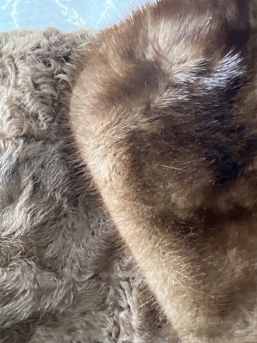 Кожени палта естествен косъм