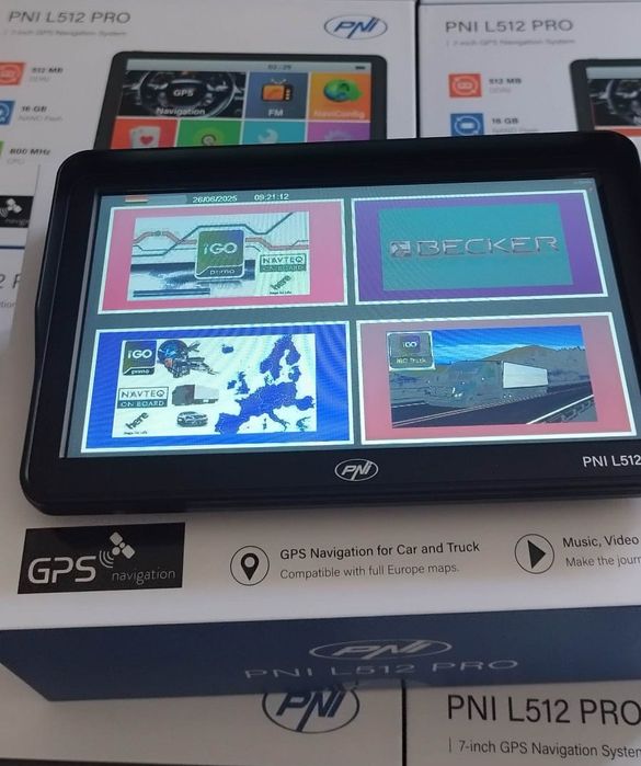 Gps PNI L512 - cel mai rapid gps cu Wince - gata de drum