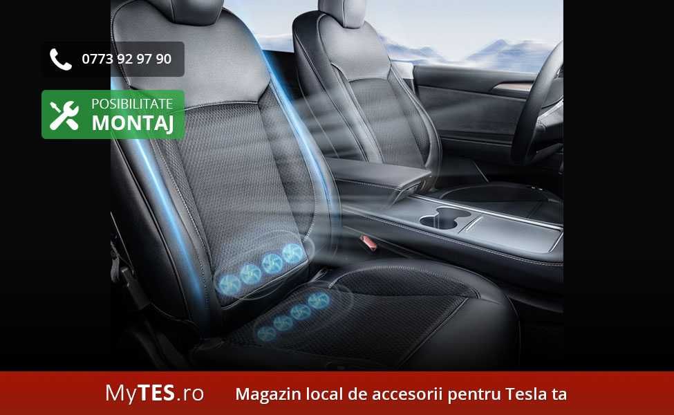 Husa cu ventilatie scaun sofer / pasager - Tesla Model 3 / Y