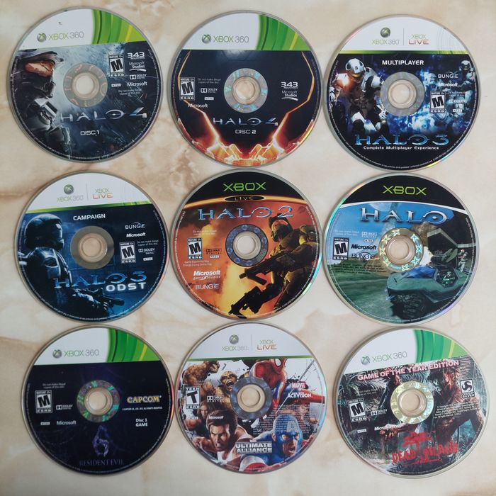 [Xbox360] Vând 68 discuri cu jocuri originale pentru Xbox 360 //poze reale