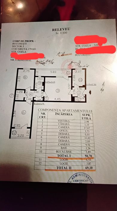 Proprietar, apartament 3 camere