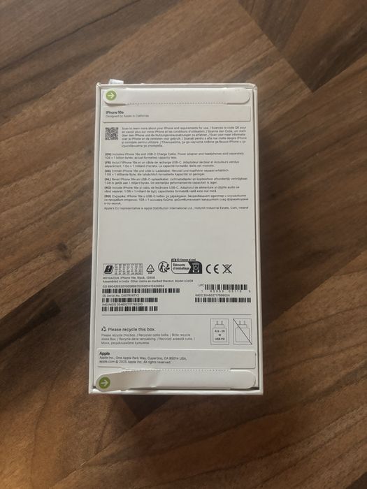 Iphone 16e чисто нов, неотварян