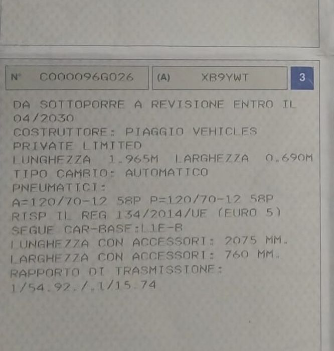 Aprilia SXR 50 – 2026 – 200 km – stare impecabilă
