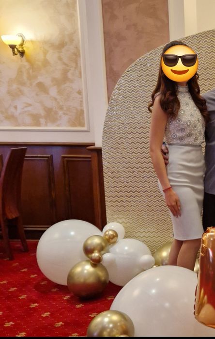 Официална рокля с пайети