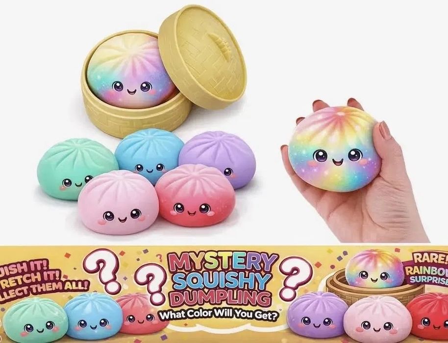 Китайски Хляб Скуиши Dumpling Squishy, Dumplings в кутия