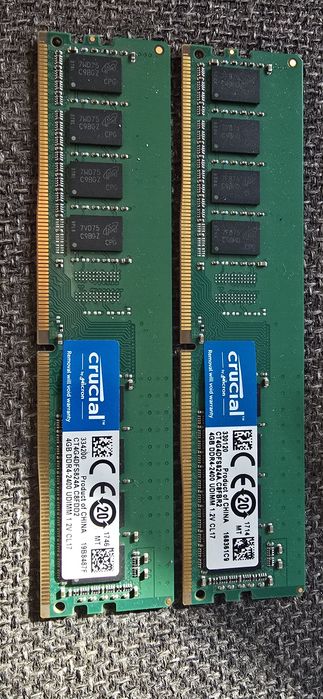 Memorie Ram Crucial Micron Kit 8gb 2x 4Gb DDr4 2400