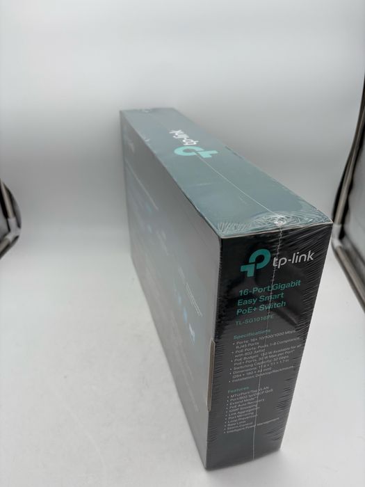 Switch TP-Link TL-SG1016PE,16 porturi, sigilat, OCAZIE, transport Zero