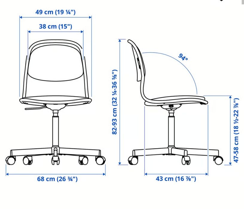 Vând scaun birou adulți Ikea in stare foarte buna