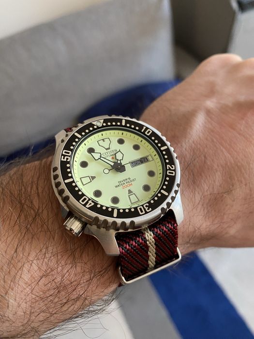 Ceas automat citizen promaster ny0040 09w full lume