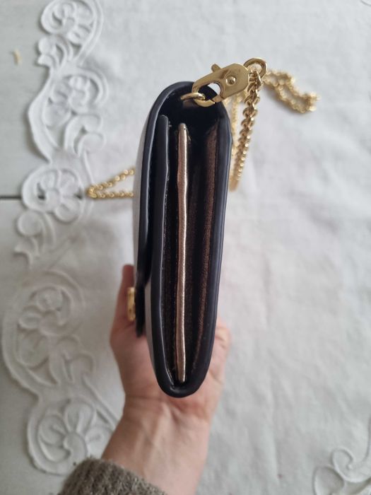 Оригинална кожена чанта Lauren Ralph Lauren Adair Crossbody (Металик)