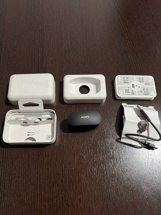 Casti In-Ear Sony WF-1000XM4B, Wireless, BT, NC, Microfon, CA NOU