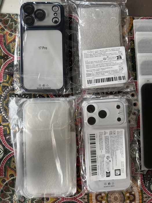 Комплект за Iphone 17 pro - калъф и протектор