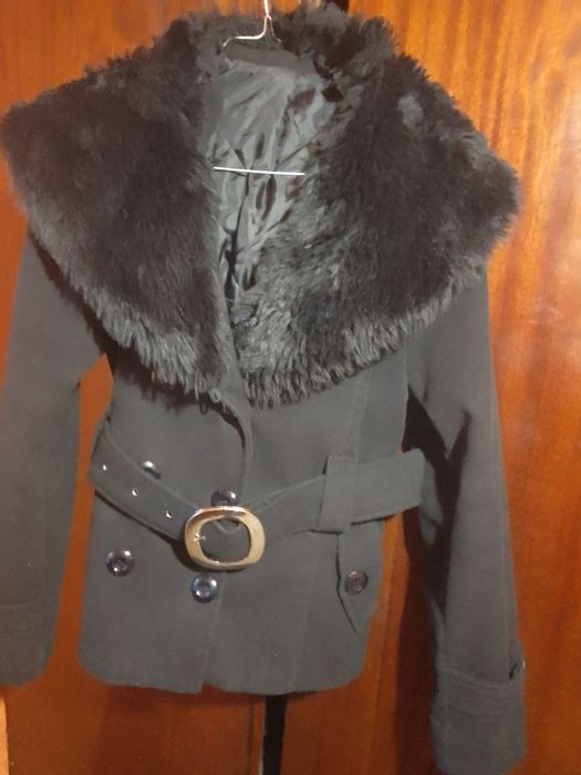 Дамско палто с качулка