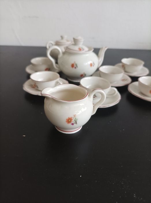 Ретро детски порцеланов сервиз за чай