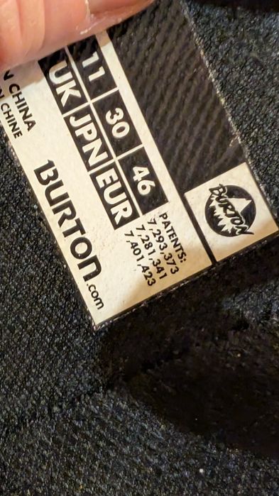 Boots  Snowboard Burton SLX Mărimea 46 – Vârf de Gamă – Talpă Vibram