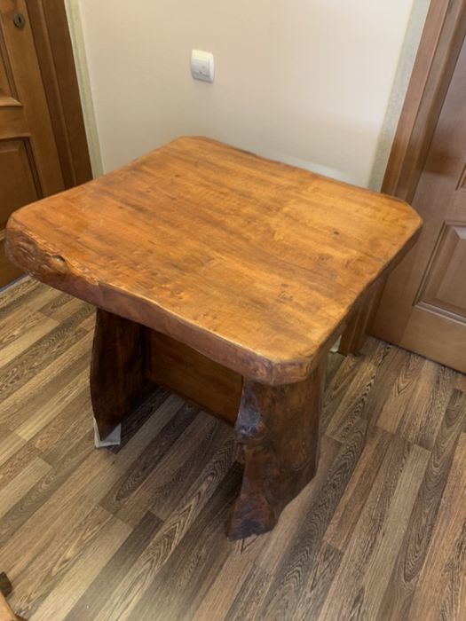 Set maramureșean rustic masa cu 4 scaune