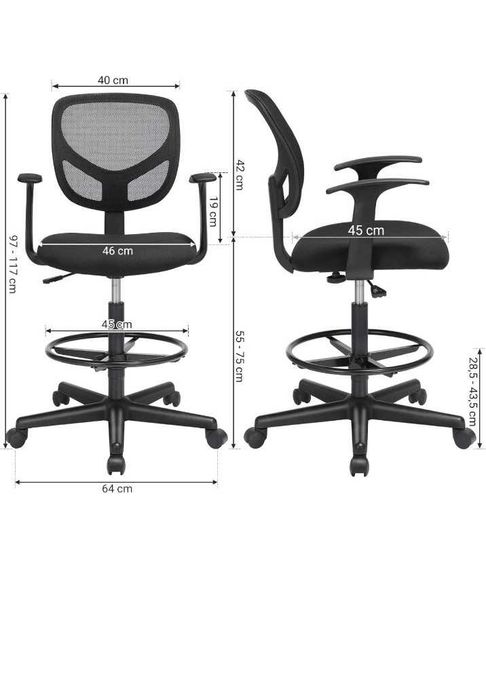 Ергономични офис столове различни модели
