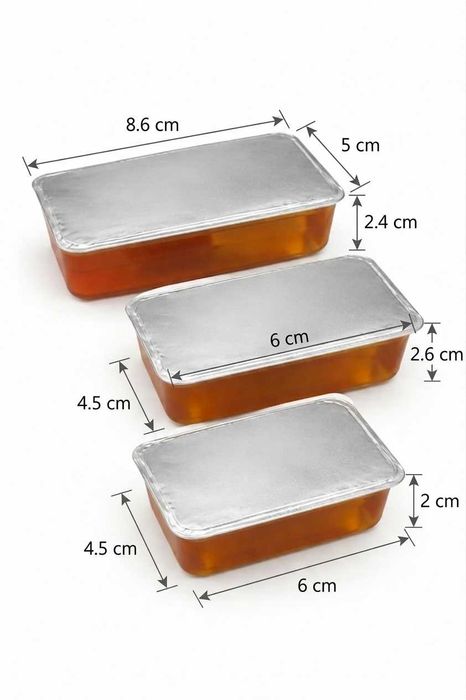 Фасовка мёда, масло пластиковые контейнеры 20–100 грамм