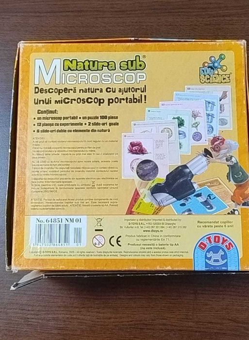 Joc Natura sub Microscop - D-Toys