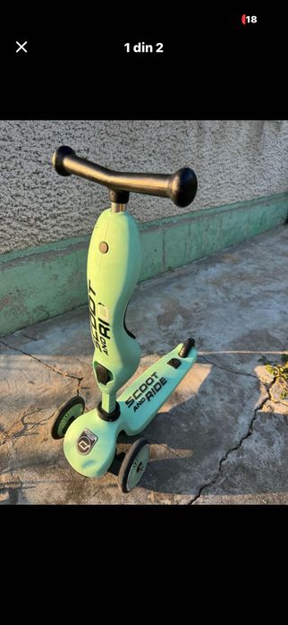 Trotinetă Scoot and ride 2in1
