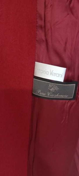 Sacou cashmir rosu spre burgund Vitoria Verani