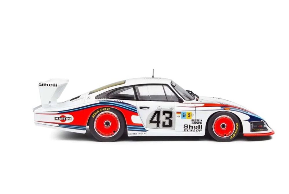 Macheta metalica Porsche 935 Mobidick noua sigilata 27 cm lungime