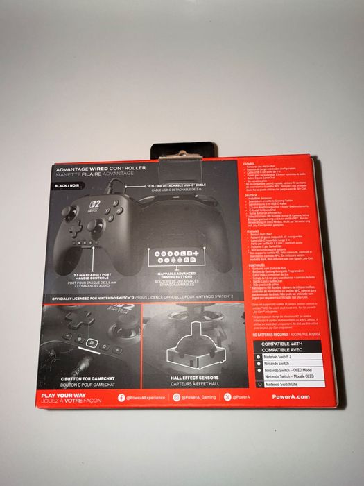 Controller POWERA Advantage pentru Nintendo Switch 2, negru