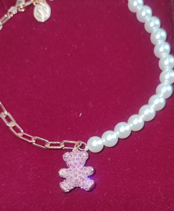 Колие и Гривна с мече TEDDY и камъни Сваровски