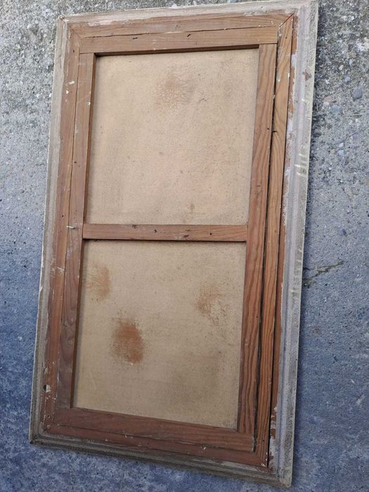 tablou vechi pictura pe panza 96/56 cm semnat Maruki