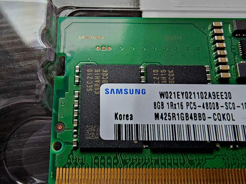 НОВА RAM памет Samsung 16GB (2x8GB) DDR5 SODIMM 4800 MHz ОЕМ за лаптоп